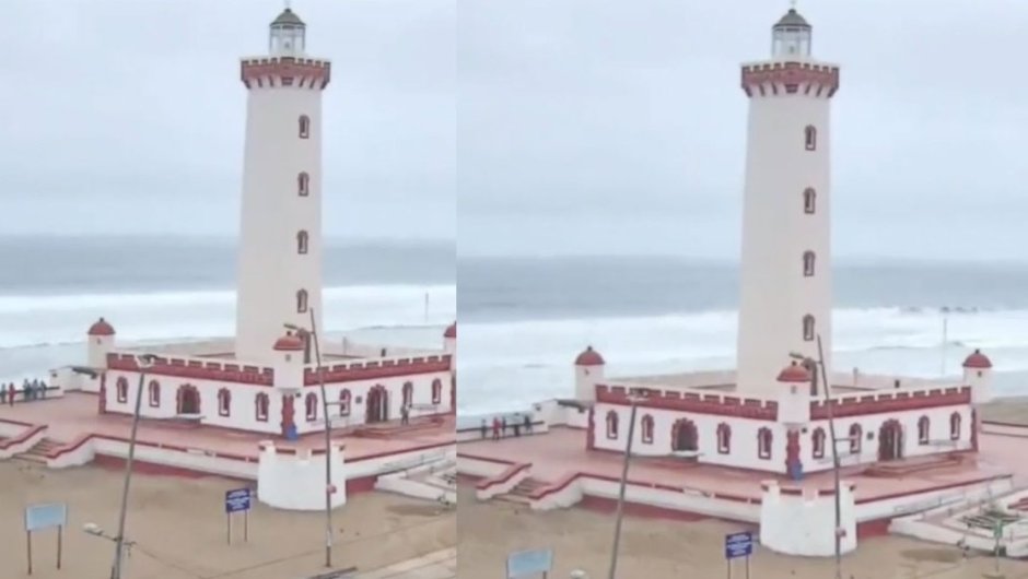 Captura de pantalla. (video drone).